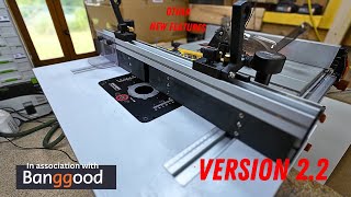 Installing Banggood’s New Router Table Fence in the Table Saw Workstation [upl. by Naitirb]