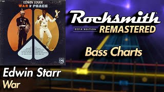 Edwin Starr  War  Rocksmith® 2014 Edition  Bass Chart [upl. by Aicssej]