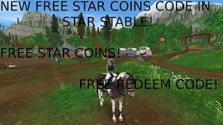 NEW STAR COINS CODE IN STAR STABLE FREE REDEEM CODE STAR STABLE [upl. by Enenaej]