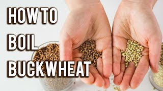 How to COOK Buckwheat  an easy way BUCKWHEAT recipes  buckwheat kasha [upl. by Pirozzo]