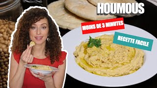 Comment faire du HOUMOUS  purée de pois chiche recette libanaise [upl. by Elirpa]