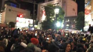 Shibuya New Years 2013  countdown amp celebration [upl. by Alathia683]