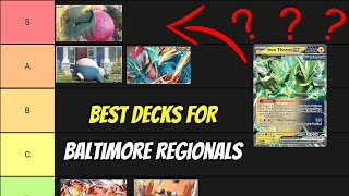 Pokémon TCG Tier List Baltimore Edition  Shrouded Fable Meta  Post Worlds Championships [upl. by Nnewg]