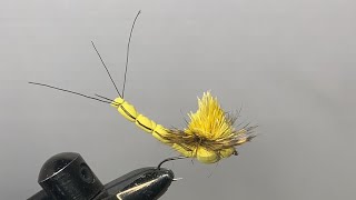 THE BEST HEX FLY YOU’VE EVER SEEN PRACTICALLY UNSINKABLE FLY TYING WITH TRAPPERTV The hexagenia [upl. by Hafeetal214]