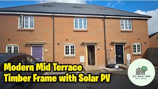 Mid Terrace Timber Framed House with Solar PV EPC Walk Through [upl. by Allicerp114]