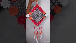 Handmade easy wall hanging making ❤️💥ItsSumi933 shorts handmade wallhanging easy creative [upl. by Idrahs614]