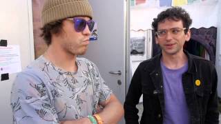 Glastonbury 2014  MGMT Were Gonna Write New Music On The Road [upl. by Arreis]