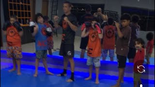 AULA DE MUAY THAI ao vivo [upl. by Laumas]