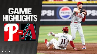 Phillies vs Dbacks Game Highlights 81024  MLB Highlights [upl. by Domel]