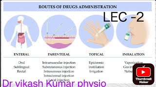 Route of drug administration Classification of route of drug administration [upl. by Llewxam]