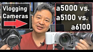 Sony a5000 vs a5100 vs a6100 for vlogging camera in 2022 [upl. by Livy]