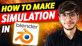 How to make simulation in Blender  Internshala Clubs [upl. by Ymereg]