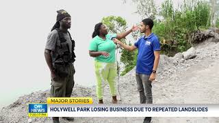 Holywell Park Losing Business Due to Repeated Landslides  CVMTVNews [upl. by Alie]