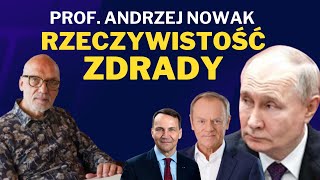 MOCNE Prof Andrzej Nowak ostro o polityce Tuska wobec Rosji Cała prawda fakty daty i cytaty [upl. by Elleniad122]