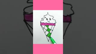 Icecream cone drawing doodleart doodledrawing [upl. by Jasper425]