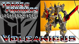 TRANSFORMERS   VOLCANICUS  DINOBOTS  BPF   Unboxing  Transformation  Review [upl. by Lenox]