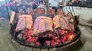 Churrasco brasileiro os bastidores de uma churrascaria especializada em COSTELÃO 12 horas [upl. by Asim536]