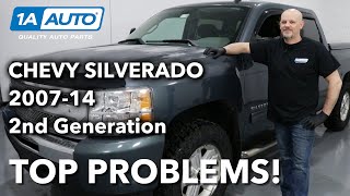 Top 5 Problems Chevy Silverado Truck 2nd Generation 200714 [upl. by Euginomod]