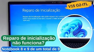 Não acessa Windows Intel VMD Controller Enabled e Intel VTd Feature Enabled Lenovo V15 G2ITL [upl. by Lipman]