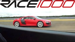 Audi R8 v10 plus stock vs R8 v10 plus ecuexhaust 600hp [upl. by Eileme924]