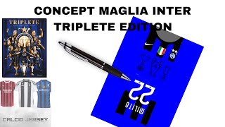 Calcio Jersey secondo video Concept maglia Inter Triplete Edition [upl. by Maxey]