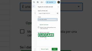 Come usare il mini calendario in Google Fogli per impostare rapidamente una data 🗓️ googlesheets [upl. by Dlarrej]