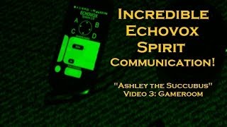 INCREDIBLE Echovox Spirit Communication quotAshley the Succubus Case [upl. by Kaufmann]