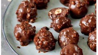 Ferrero Rocher home made Chocolate truffles recipe by Innovative chef [upl. by Reerg]