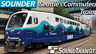 Sounder Seattles Efficient Commuter Rail Line [upl. by Leribag14]