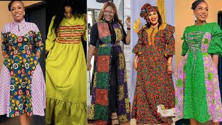 🔥🔥Très joli modèle de robe en pagne d’Ankara stylesrobe ronde africaine [upl. by Nylqcaj]