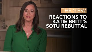 Reactions To Katie Britts SOTU Rebuttal  The View [upl. by Kopp]