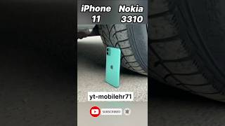 iPhone 11 vs Nokia 3310 car Test 🚀 Who’s the Real King shortsviralvideo [upl. by Derayne]