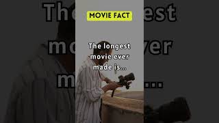 The longest movie ever made is movie film viralshorts youtubeshorts trendingshorts facts 2024 [upl. by Ahcsatan]