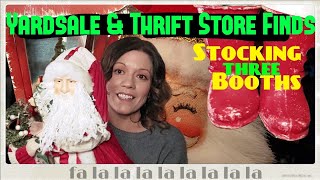 Christmas amp Vintage Collectibles For My Antique Mall Booths Yard SaleGarage Sale Thrift Store Haul [upl. by Garey459]