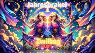 ✨ Zwilling 2024 Deine exklusive Jahresvorschau Dein Sternzeichen Orakel✨ TarotHoroskop [upl. by Wymore]