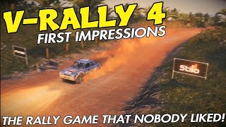 VRALLY 4  The Rally Game That Nobody Liked  FIRST IMPRESSIONS My 500th Video [upl. by Eyk]