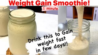 How to gain weight Fast in few days  Weight gain Recipe Result guaranteed [upl. by Jennings]