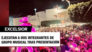 Ejecutan a dos integrantes de grupo musical tras presentación en Querétaro [upl. by Tirma]