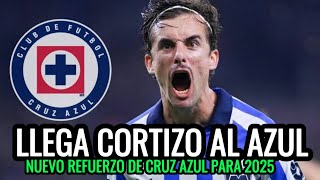 BOMBAZO JORDI CORTIZO será el NUEVO REFUERZO de CRUZ AZUL para el 2025 [upl. by Joanna620]