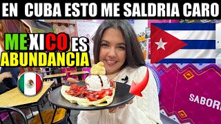 🇨🇺Cubana se vuelve loca al Probar esta Comida en MEXICO 🇲🇽por PRIMERA VEZ [upl. by Maurilia]