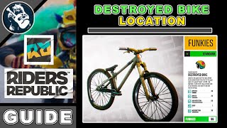 How to Get Destroyed Bike Location in Riders Republic  All Funkies Locations Guide [upl. by Ytteb]