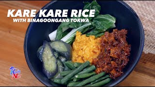 Kain Na Karekare Rice with Binagoongang Tokwa  Healthy Meal  Cooking show [upl. by Chemash]