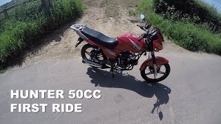 Lexmoto Hunter 50cc First Ride [upl. by Nahseez]