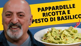 Pappardelle ricotta e pesto di basilico [upl. by Elbring]