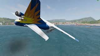 beamng drive plane crashes 14 [upl. by Noreht]