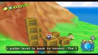 Super Mario Sunshine Cheating  playing around with Mega Jump Cheat [upl. by Aenit770]