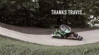 Aaron Wheelz  WCMX  Wheelchair Tramp Frontflip [upl. by Nilyam]