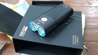 GACIRON 1800 BIKE LIGHT UNBOXING AND REVIEW [upl. by Enilauqcaj]