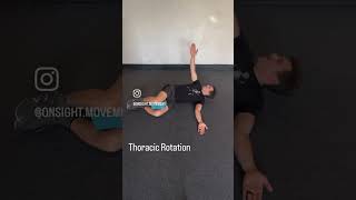 Thoracic rotation thoracic windmill spine mobility backpain upperback shouldermobility [upl. by Klenk]