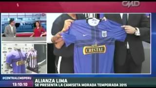 Central CMD Alianza Lima presentó camiseta morada para mes de octubre [upl. by Ednihek749]